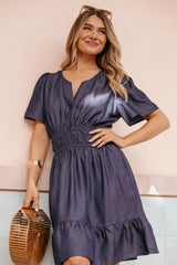 Morwenna Mini Dress - Chambray