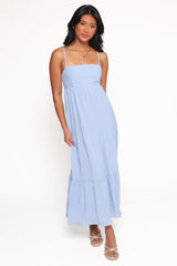 Nina Maxi Dress - Dusty Blue