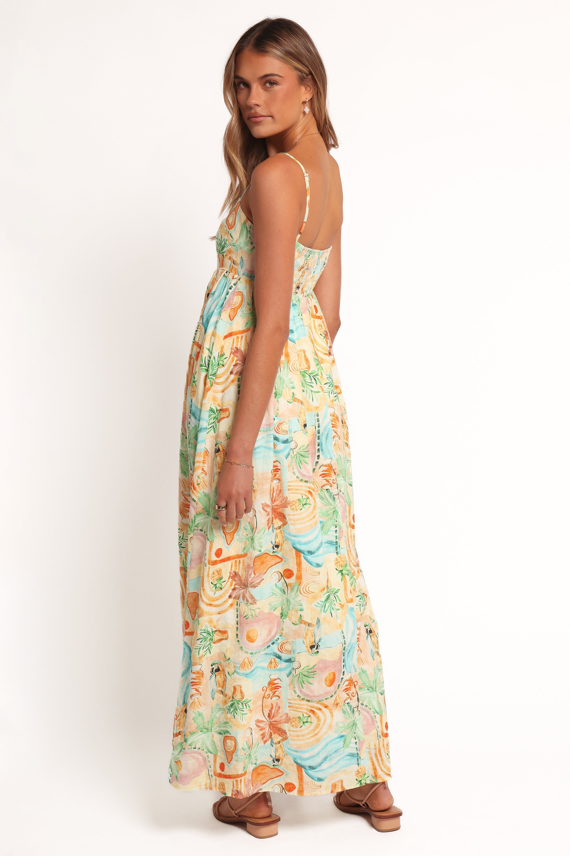 Odessa Maxi Dress - Golden Palm