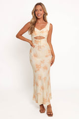 Orin Maxi Dress - Yellow