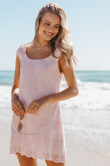 Pammy Mini Dress - Pale Pink