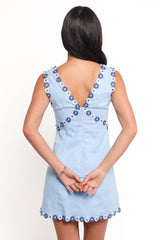 Peri Mini Dress - Blue