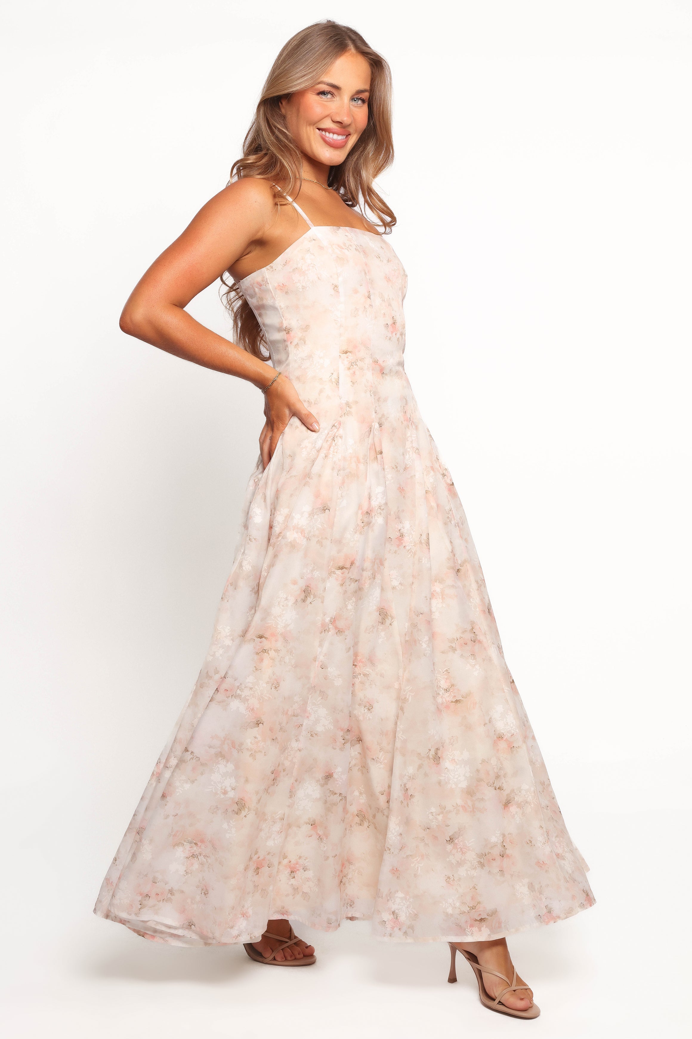 Petra Midi Dress - Cream