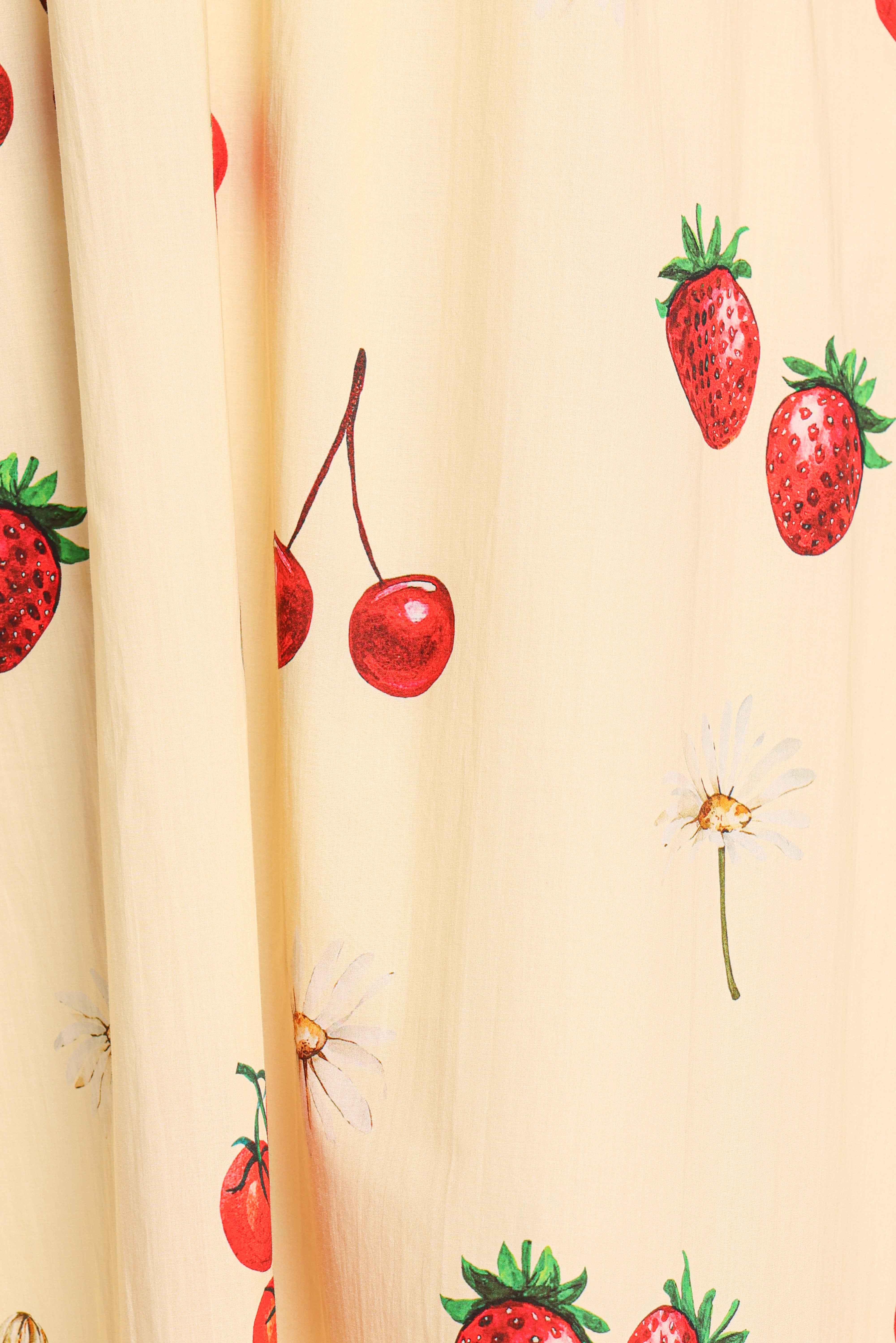 Remira Midi Skirt - Yellow Cherry