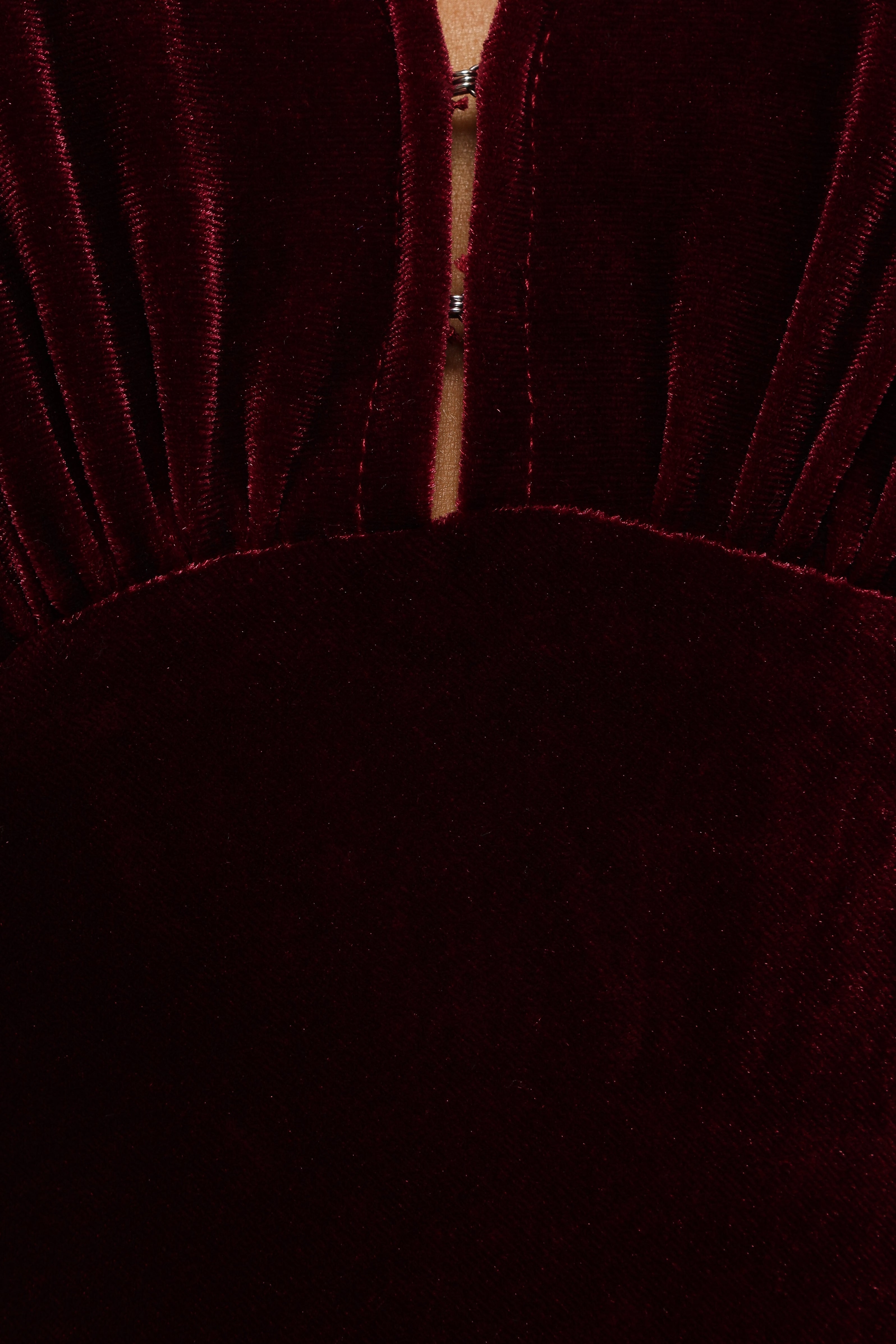 Ricki Velvet Maxi Dress - Wine