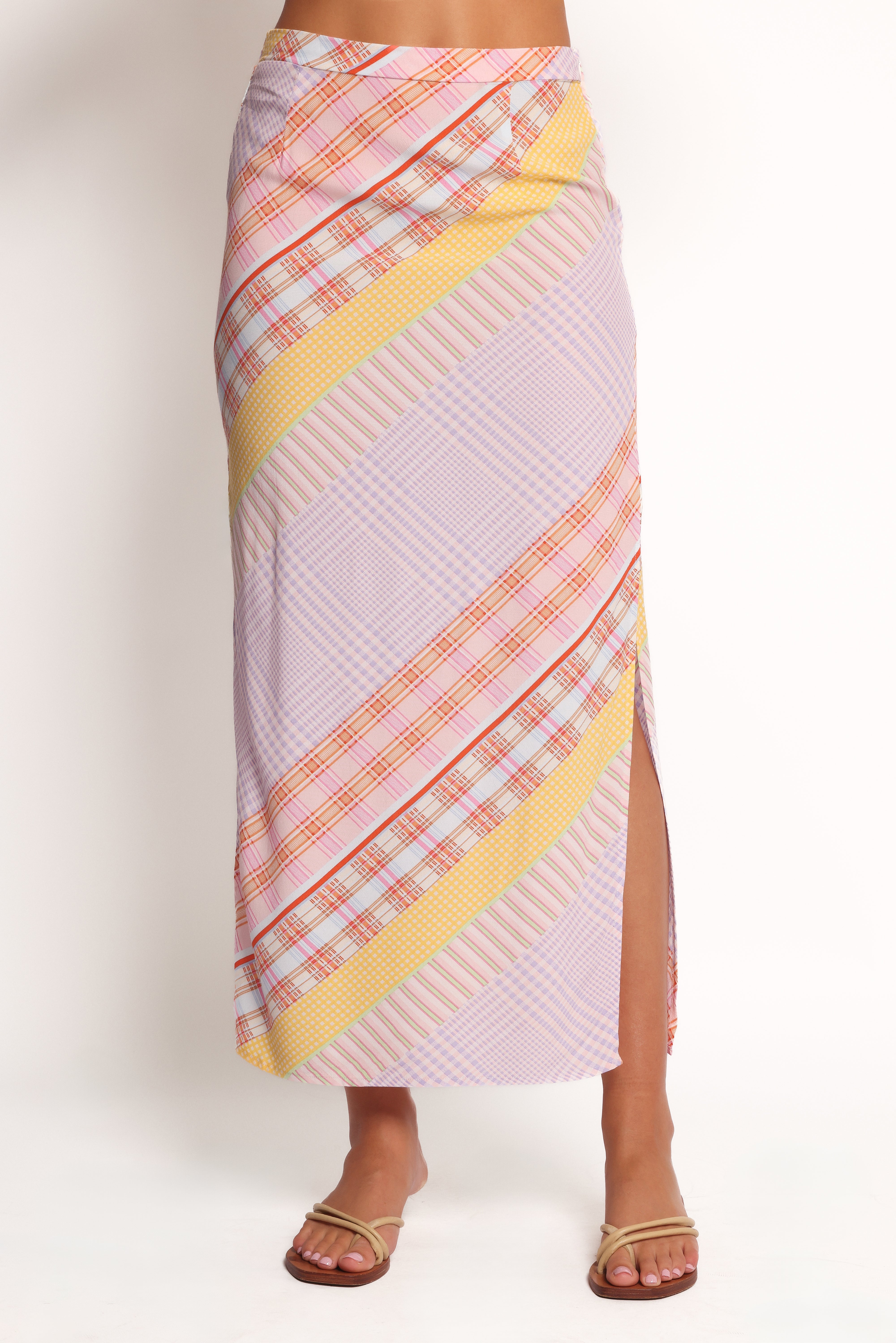 Riven Skirt Set - Pink Plaid