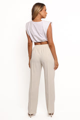 Roben Pants - White Cream