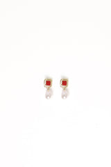 Rosalind Earrings - Gold/Pearl