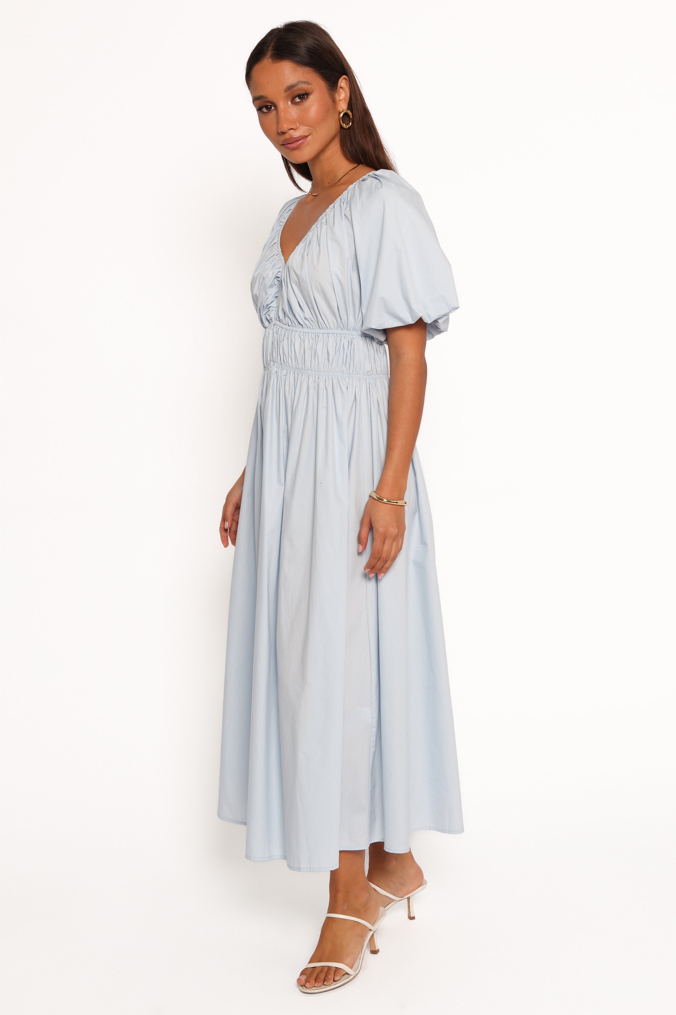 Rozie Midi Dress - Baby Blue