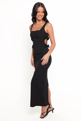 Sadie Midi Dress - Black