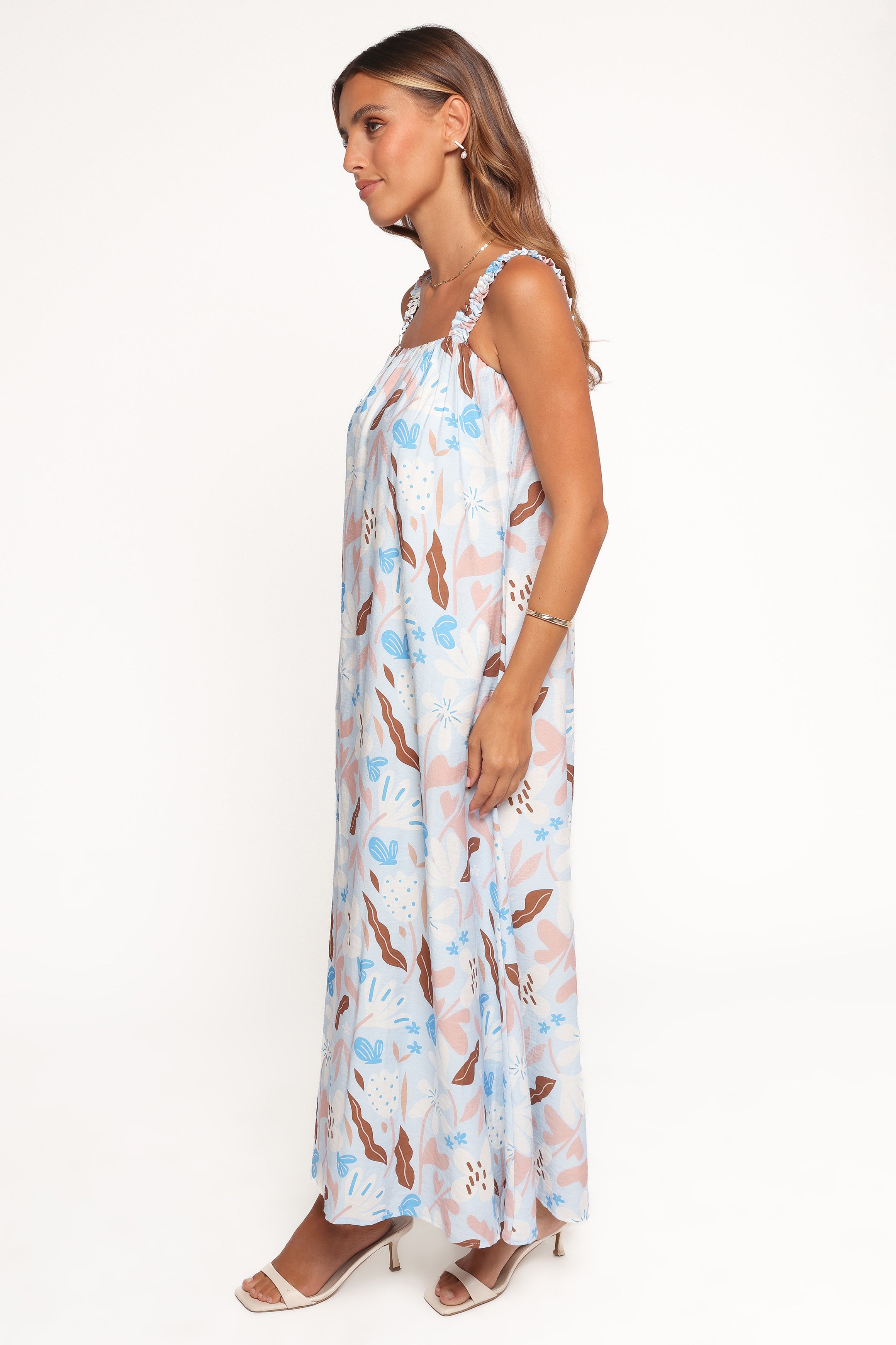 Sanders Maxi Dress - Blue Floral
