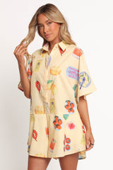 Sebastian Romper - Pasta Print