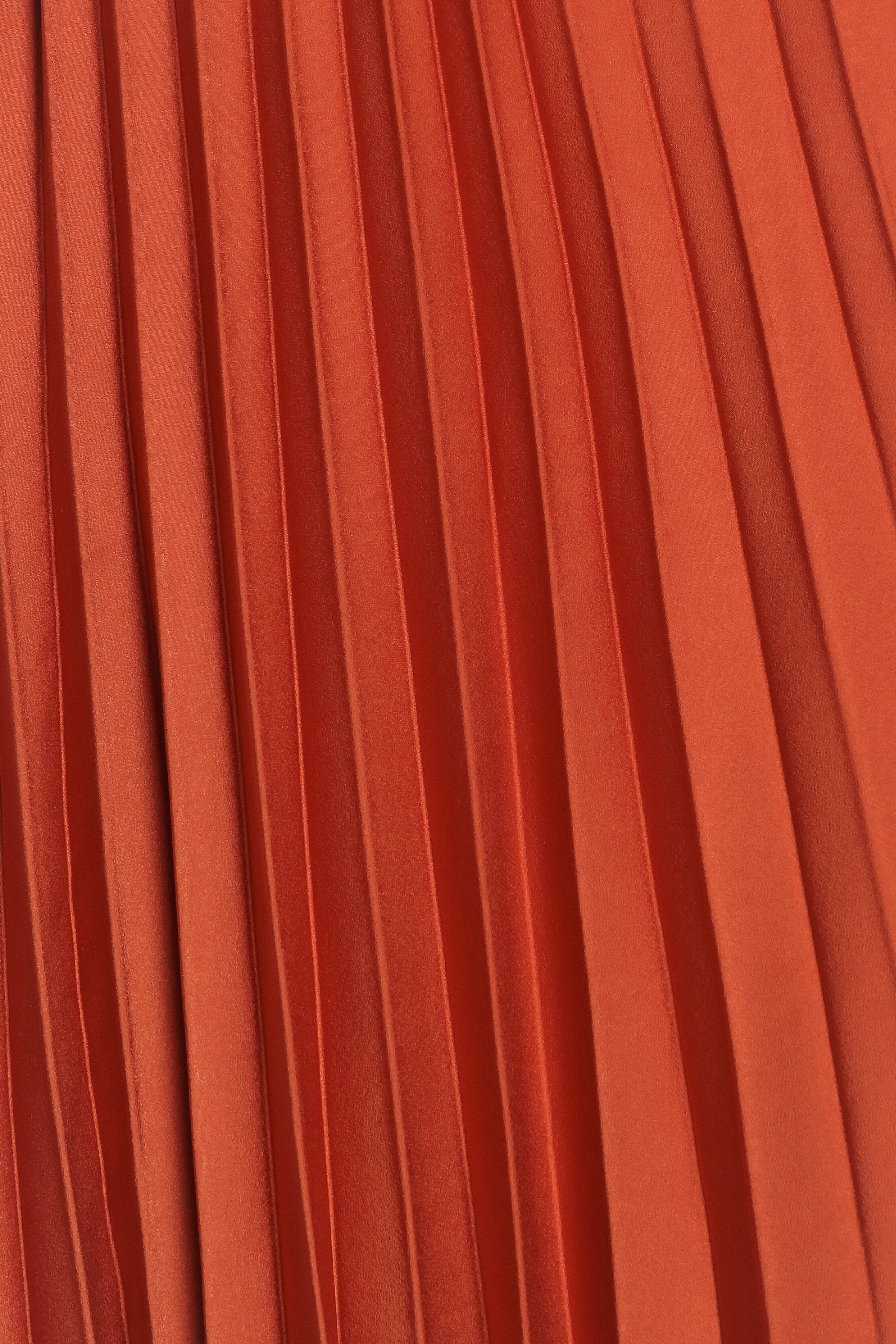 Selena One Shoulder Midi Dress - Russet Bronze