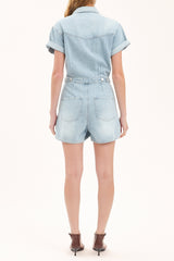 Topanga Romper - Dolphin