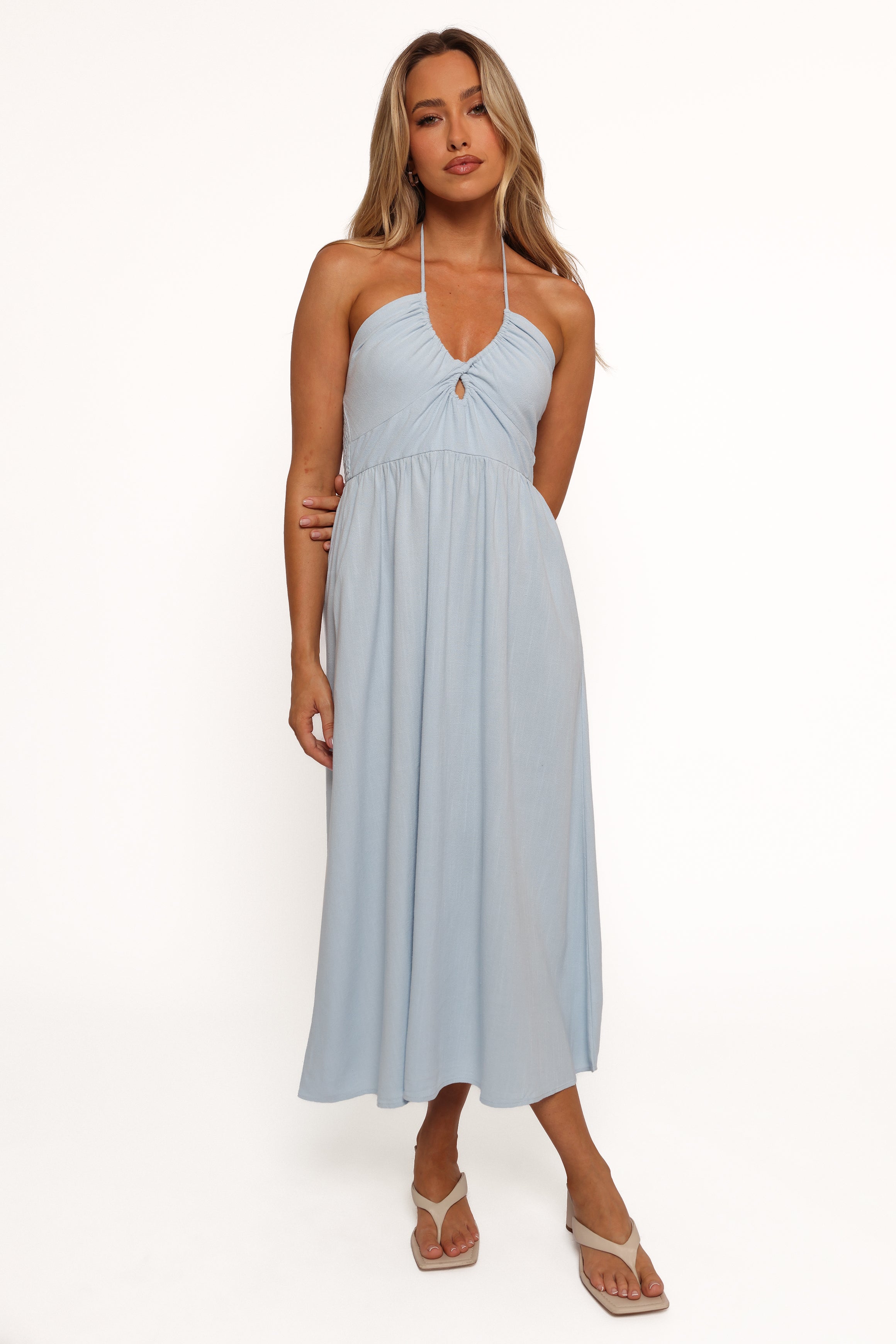 Tanner Midi Dress - Light Blue