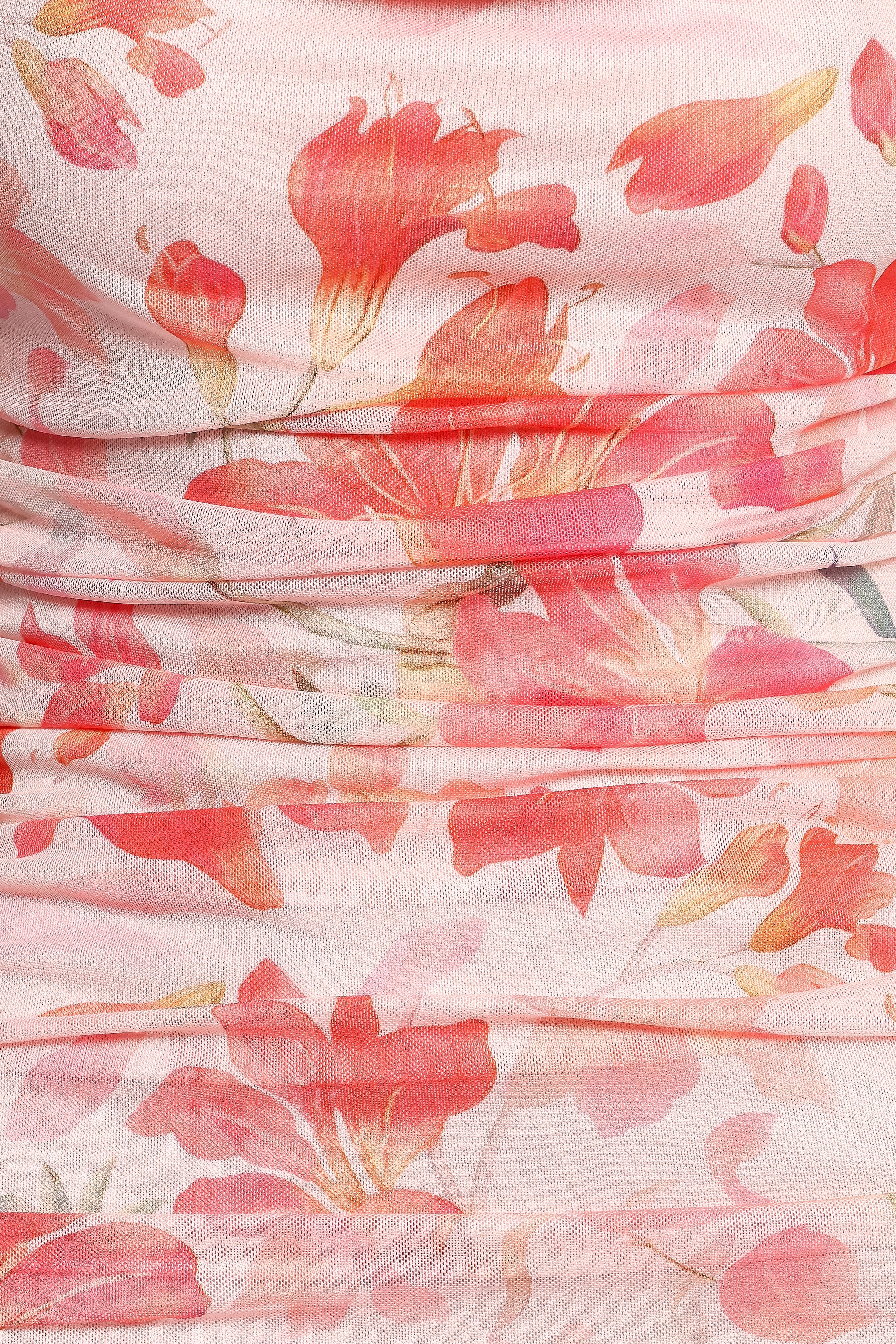 Tempest Midi Dress - Pink Floral