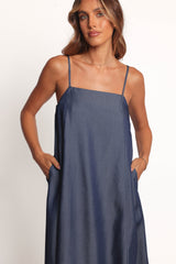 Thelma Maxi Dress - Chambray