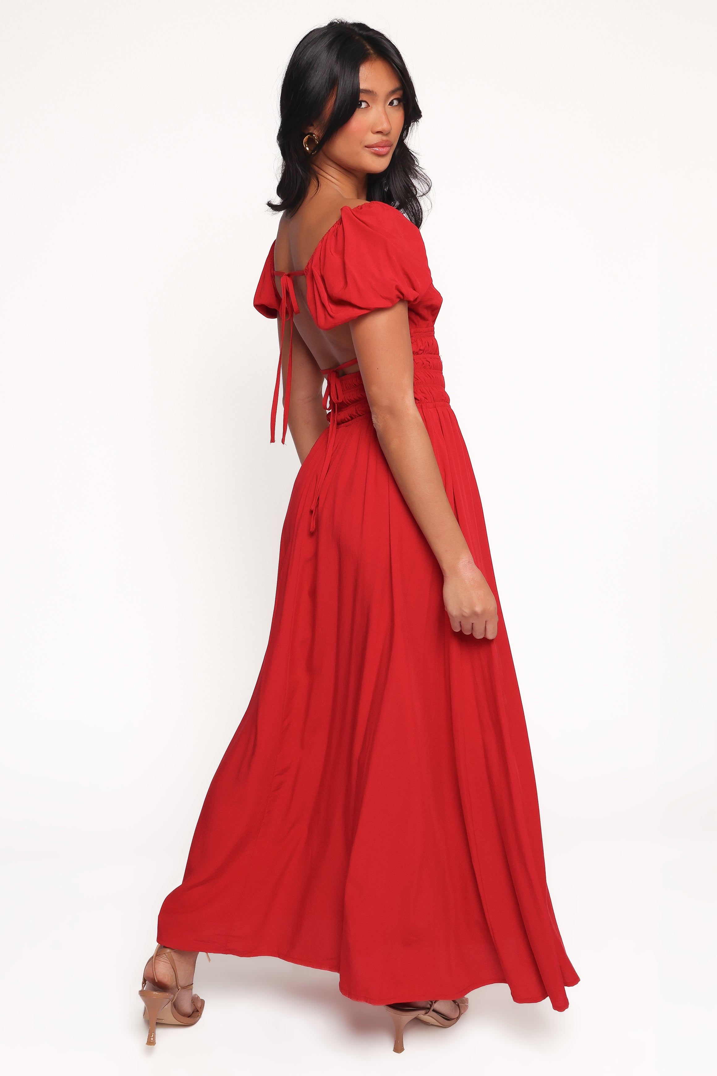 Theodora Maxi Dress - Red
