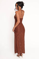 Tucker Midi Dress - Brown