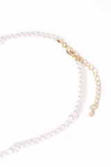 Dahlia Necklace - Pearl