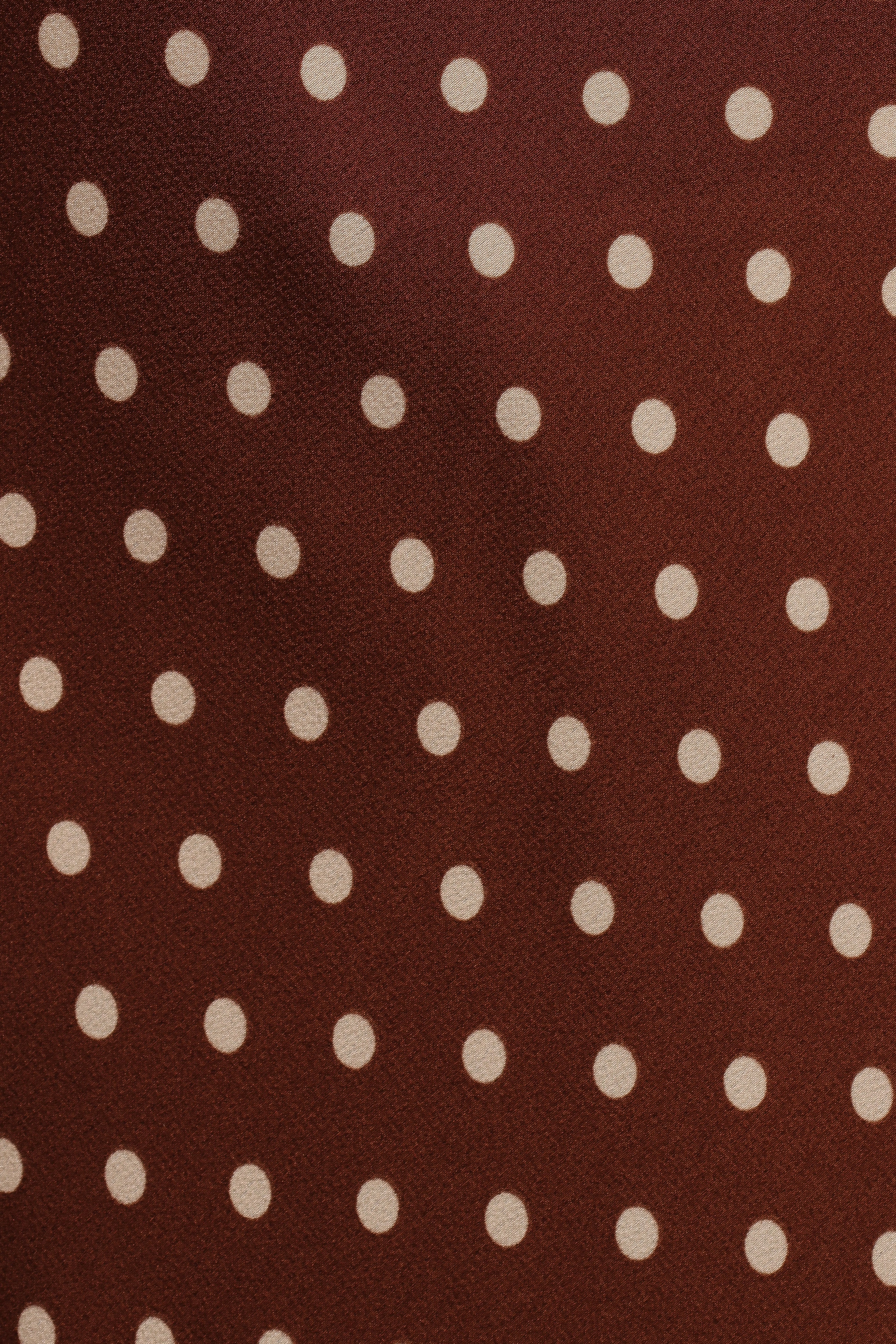 Kelso Top - Brown Polka Dot