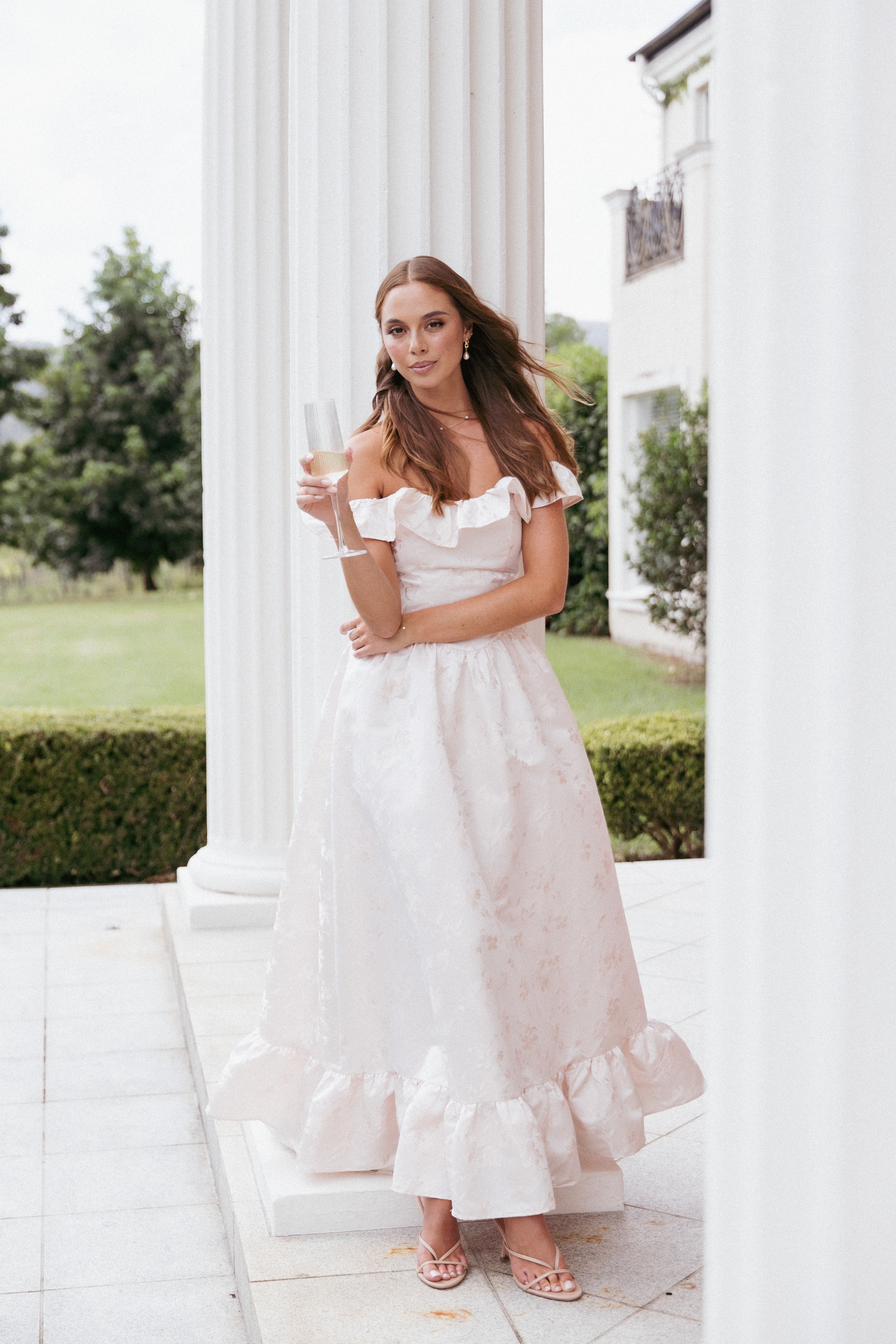 Vivien Maxi Dress - Pink