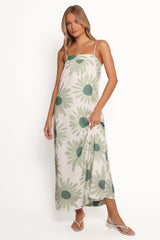 Wilson Maxi Dress - Green Floral