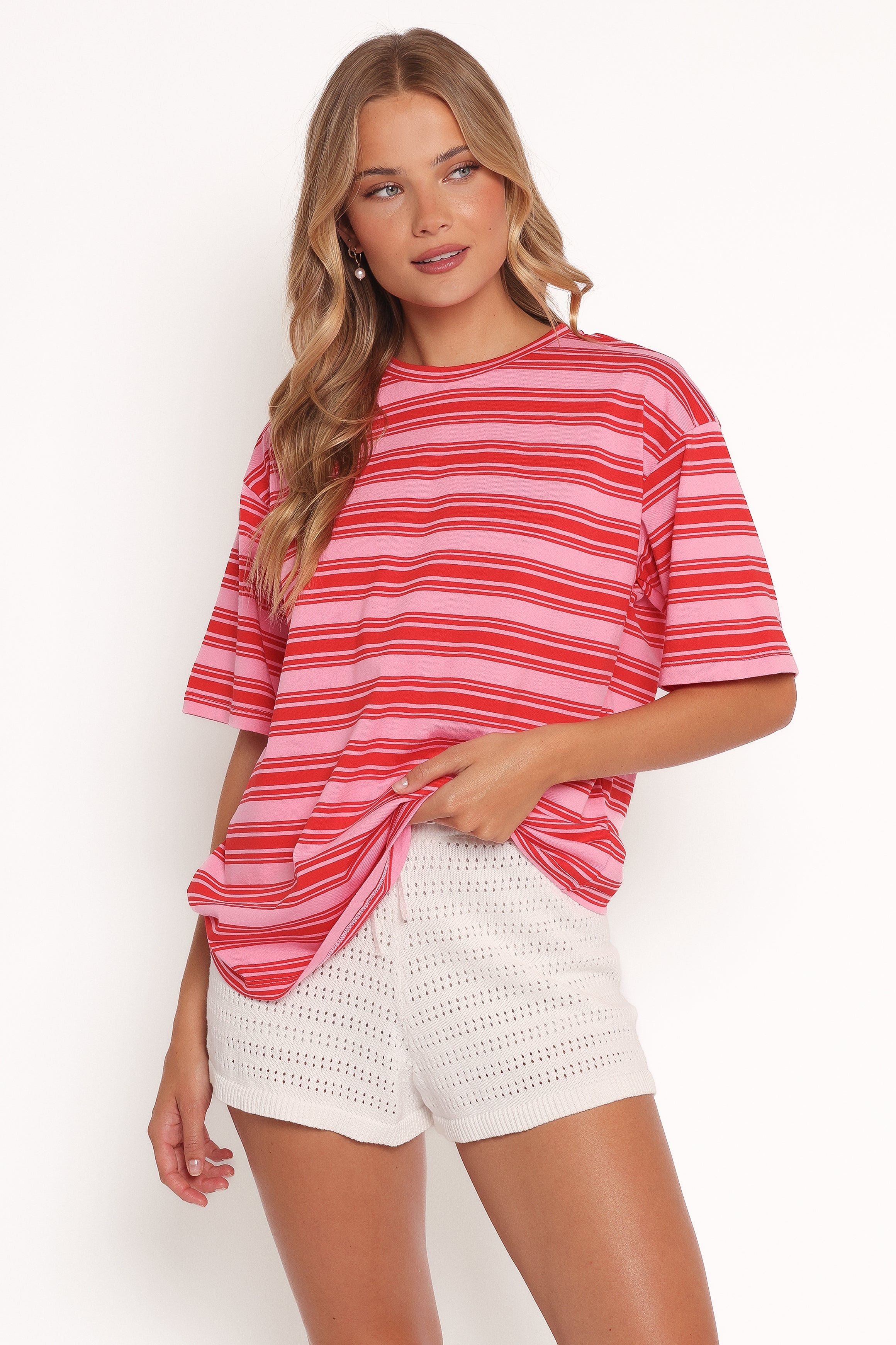 Zestora Tee - Pink Red