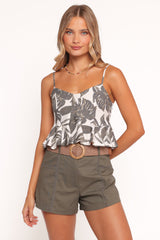 Zuva Top - Vineyard Green