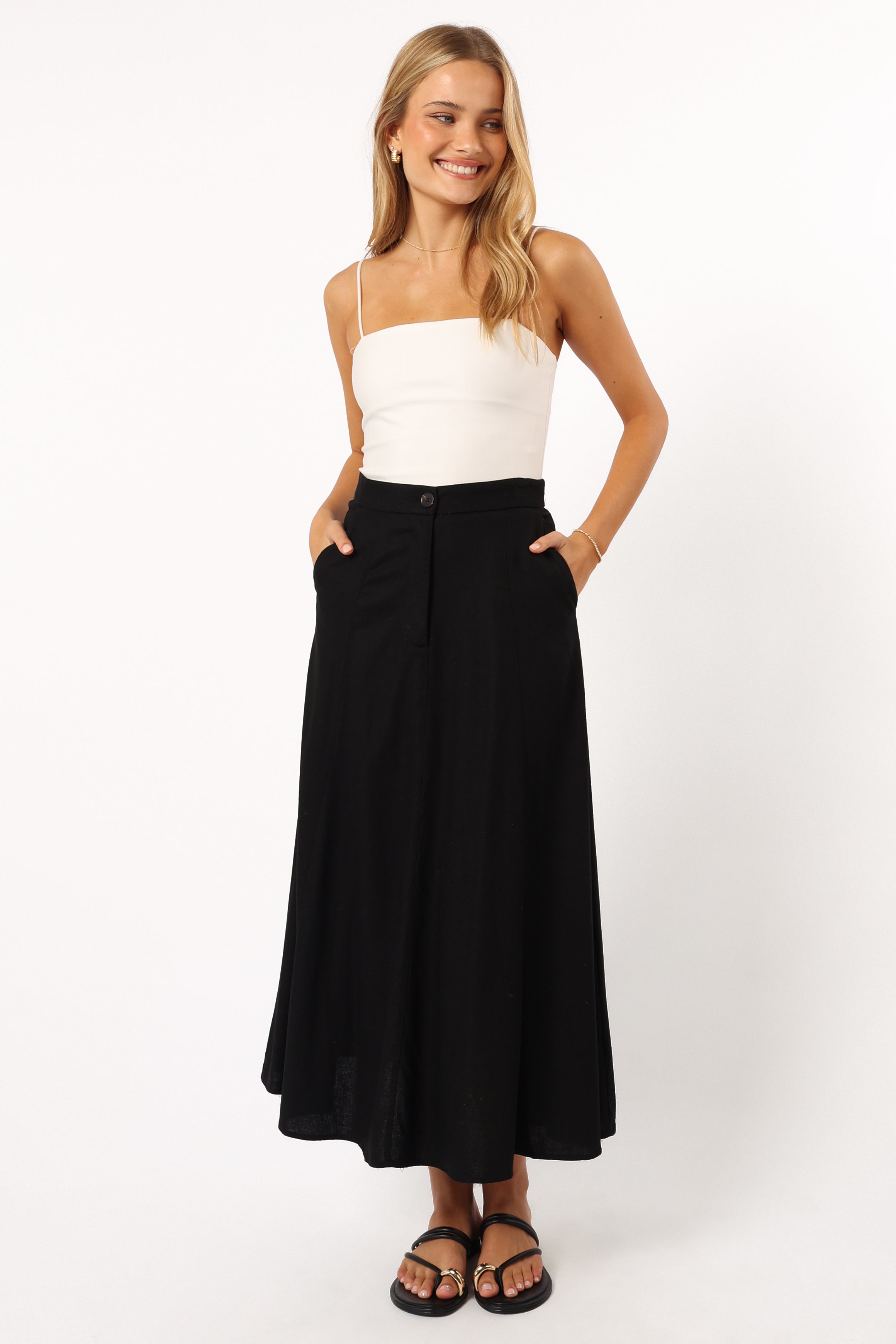 Odetta Maxi Skirt - Black