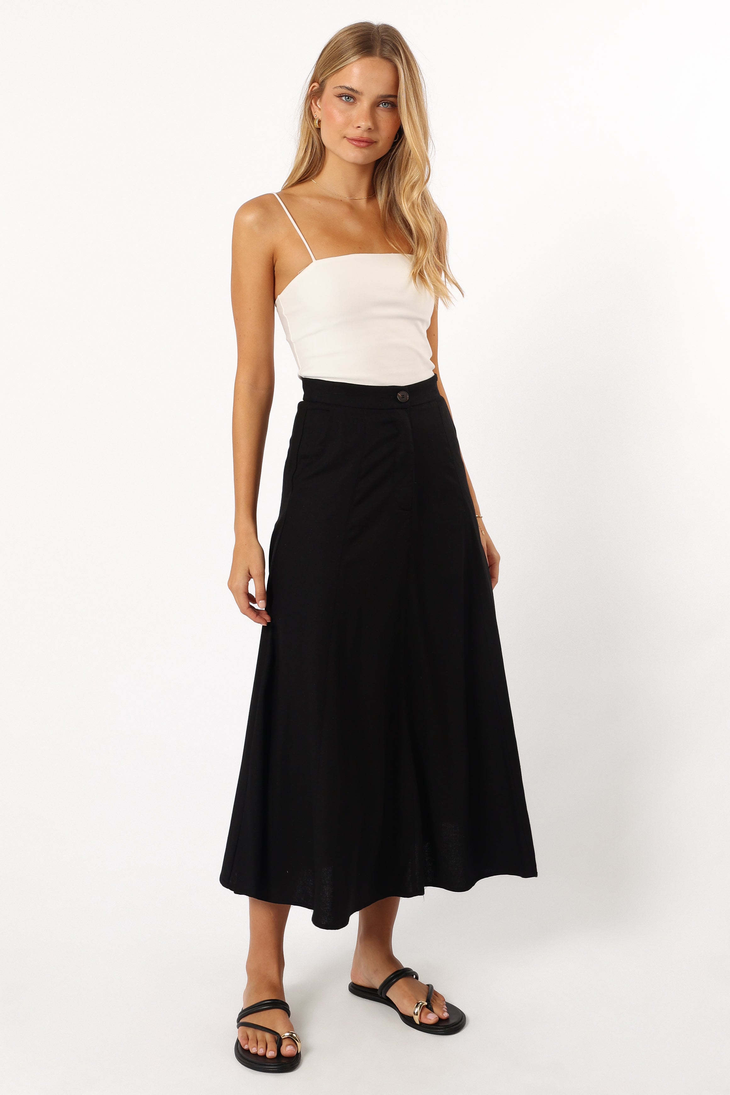 Odetta Maxi Skirt - Black