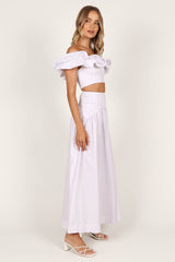 Savannah Maxi Skirt - White