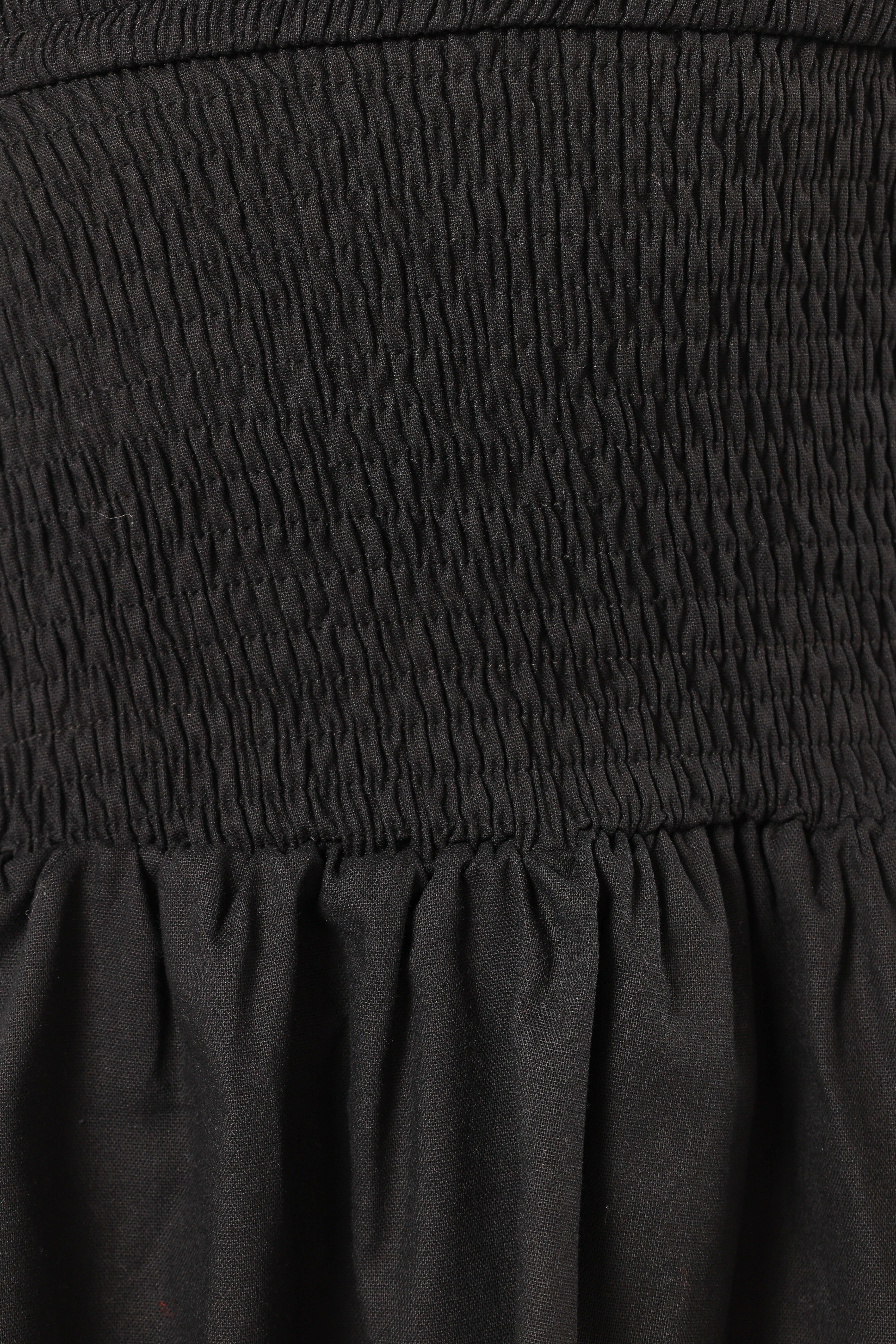 Allison One Shoulder Mini Dress - Black