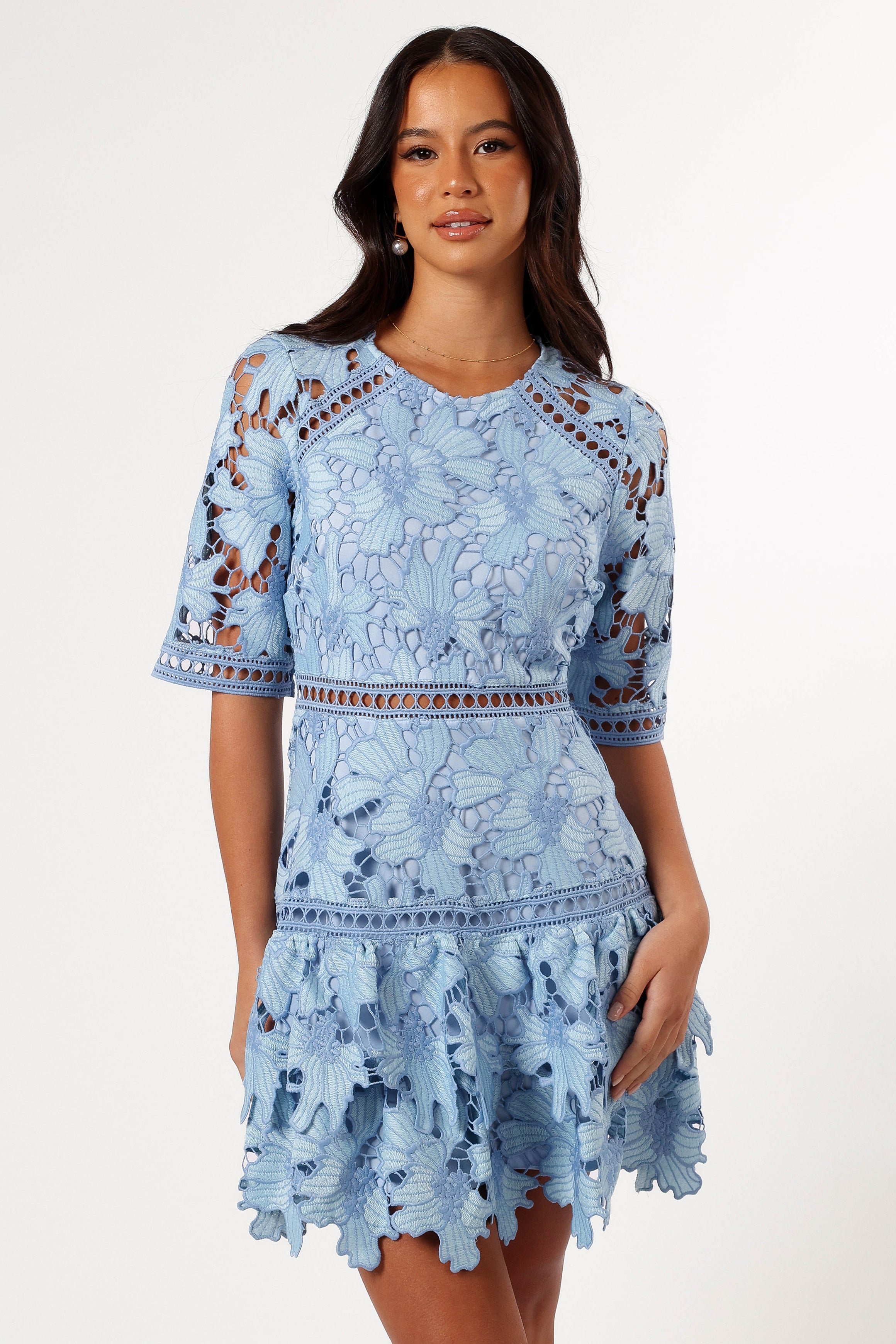 Destan Mini Dress - Blue Multi