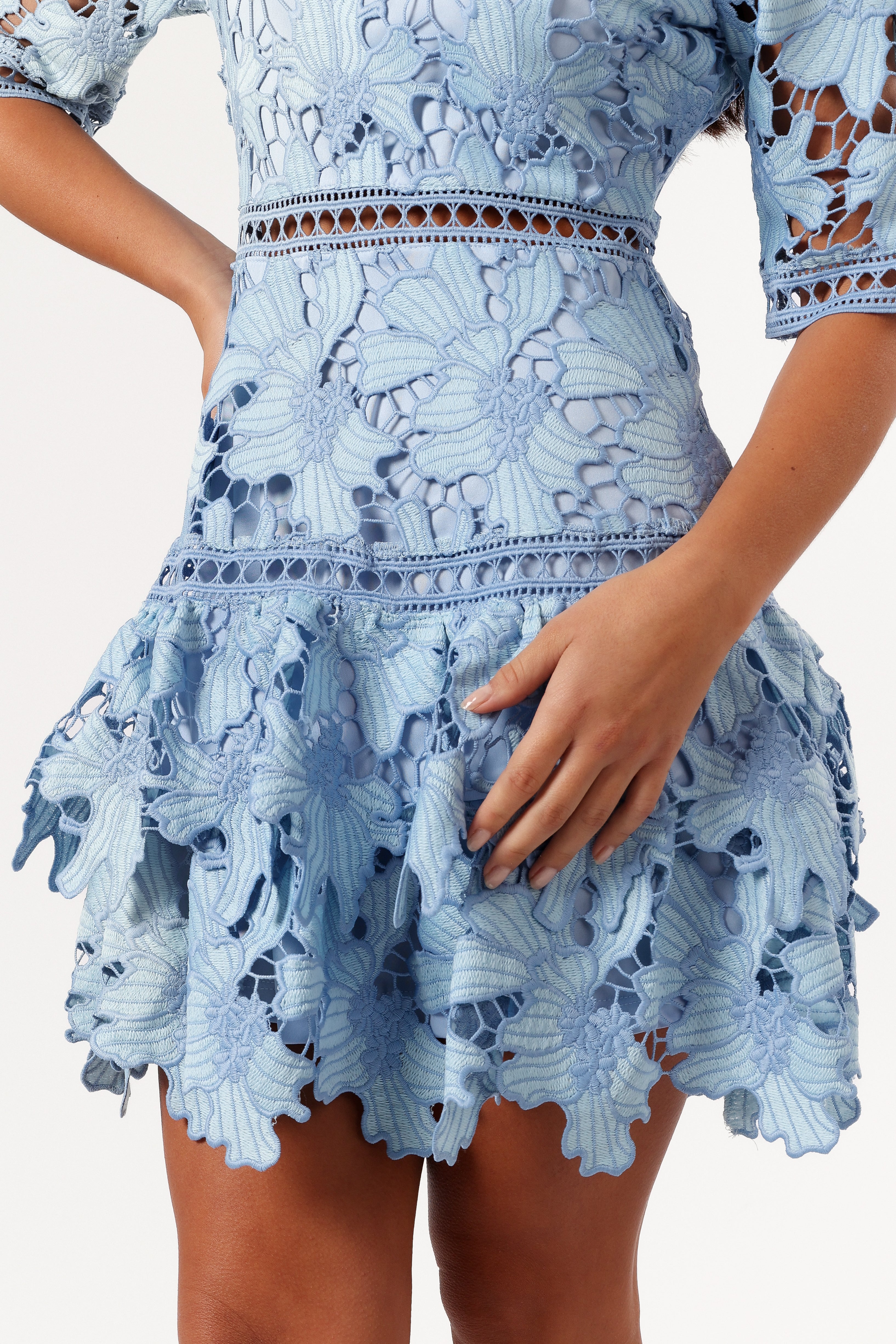 Destan Mini Dress - Blue Multi