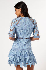 Destan Mini Dress - Blue Multi