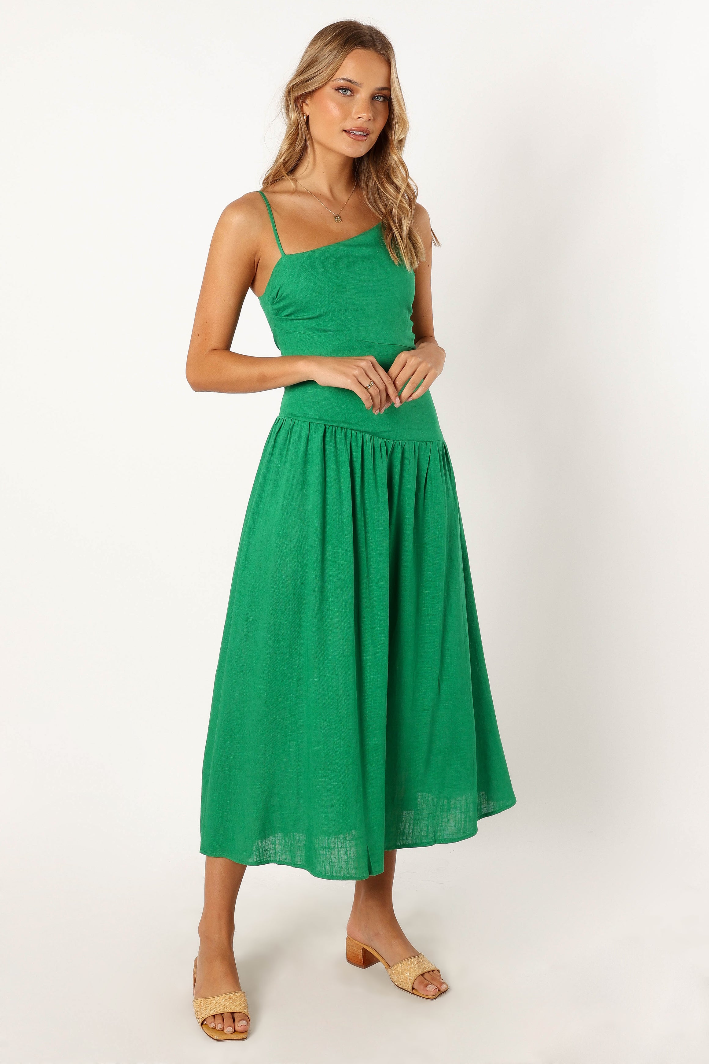 Shiloh Midi Dress - Green