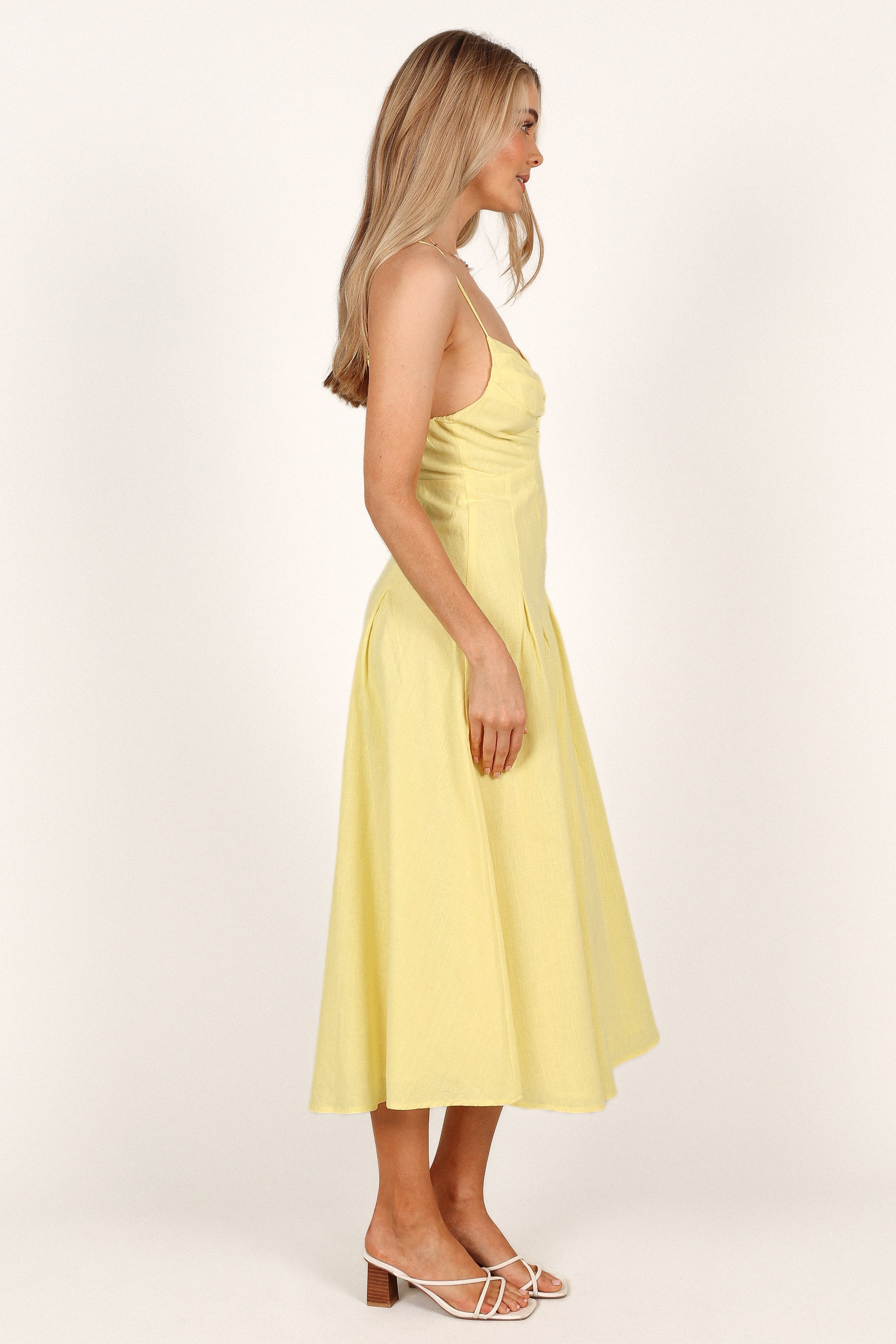Sondera Midi Dress - Yellow