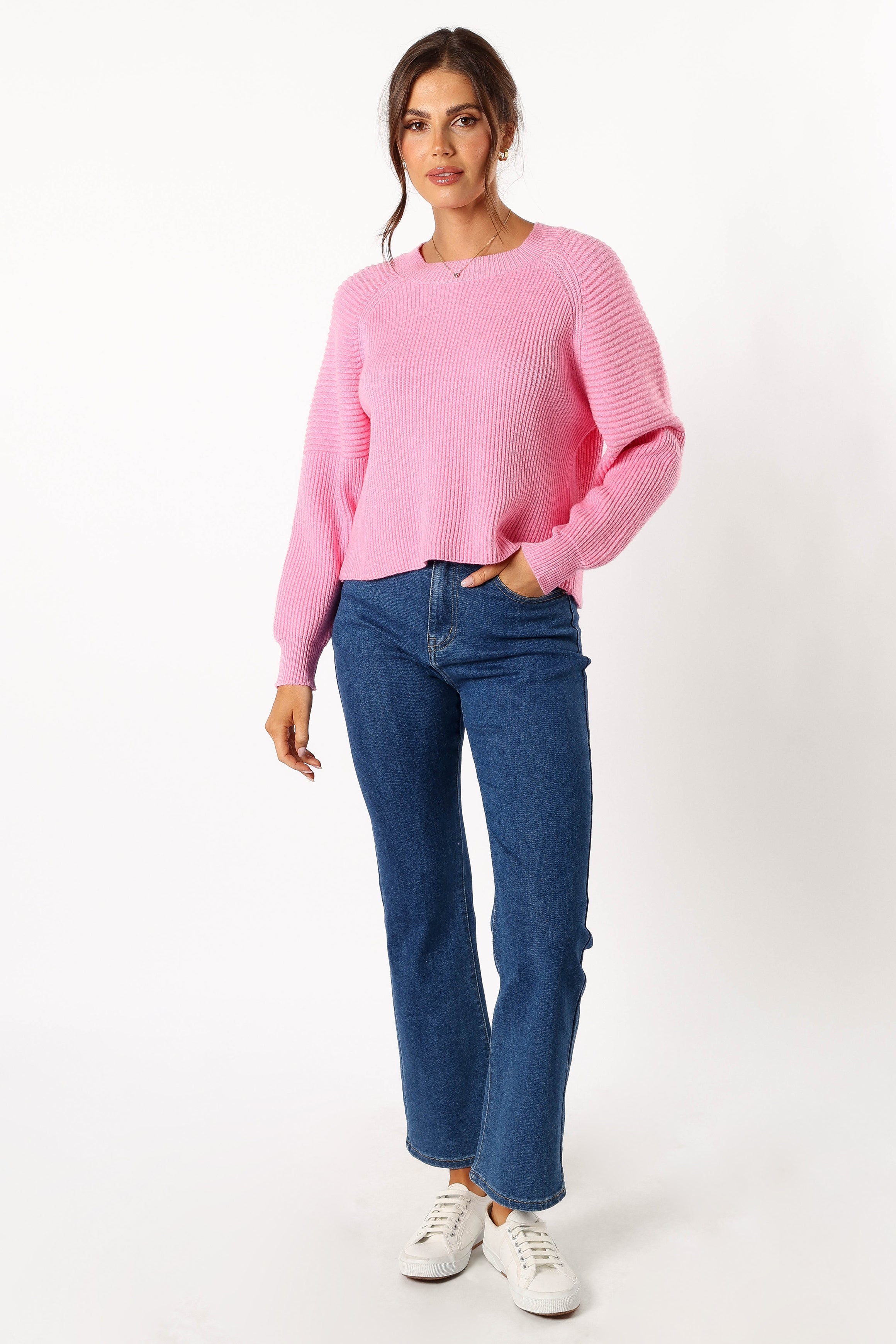 Sarah Knit Sweater - Pink