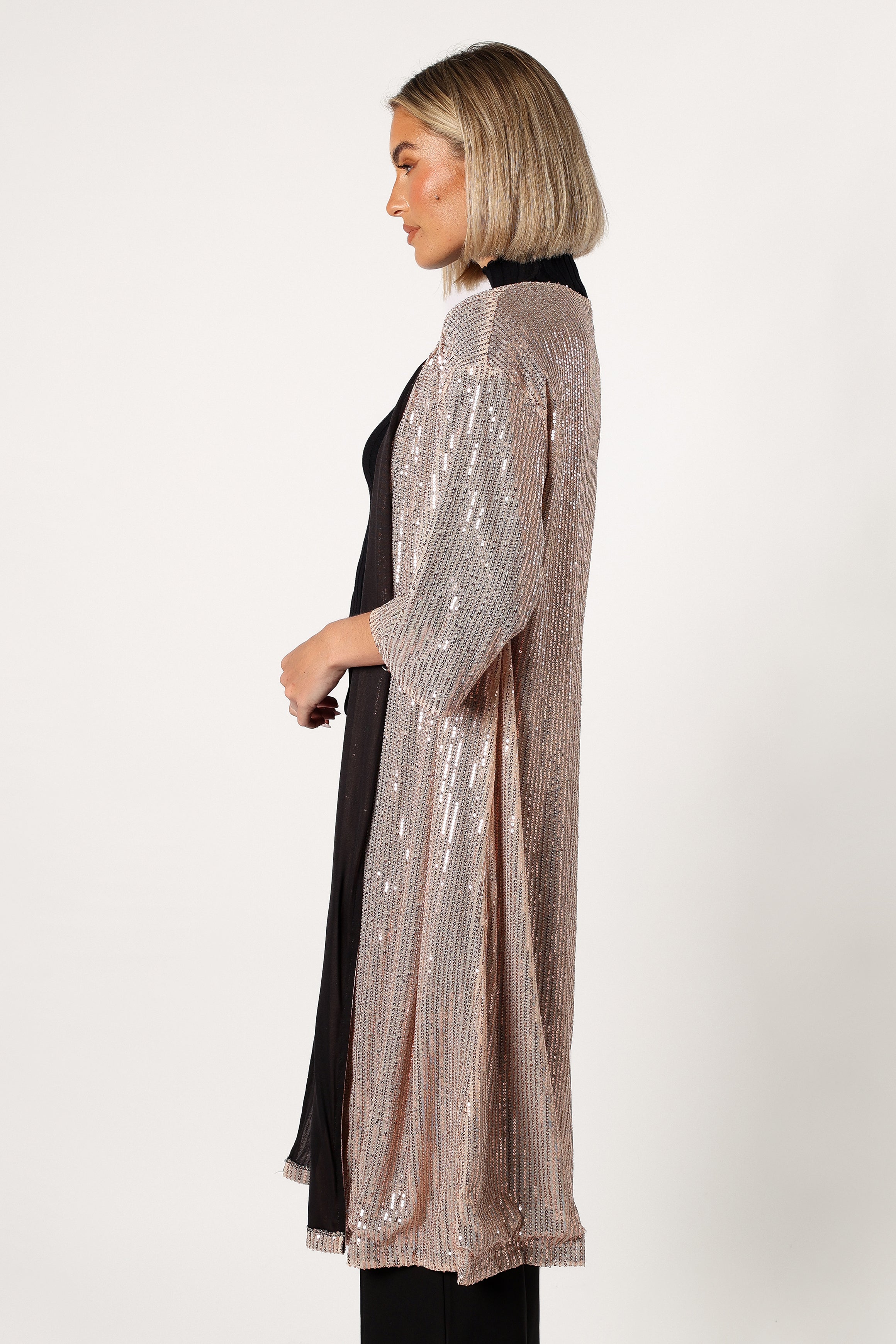 Jayleen Sequin Duster - Gold