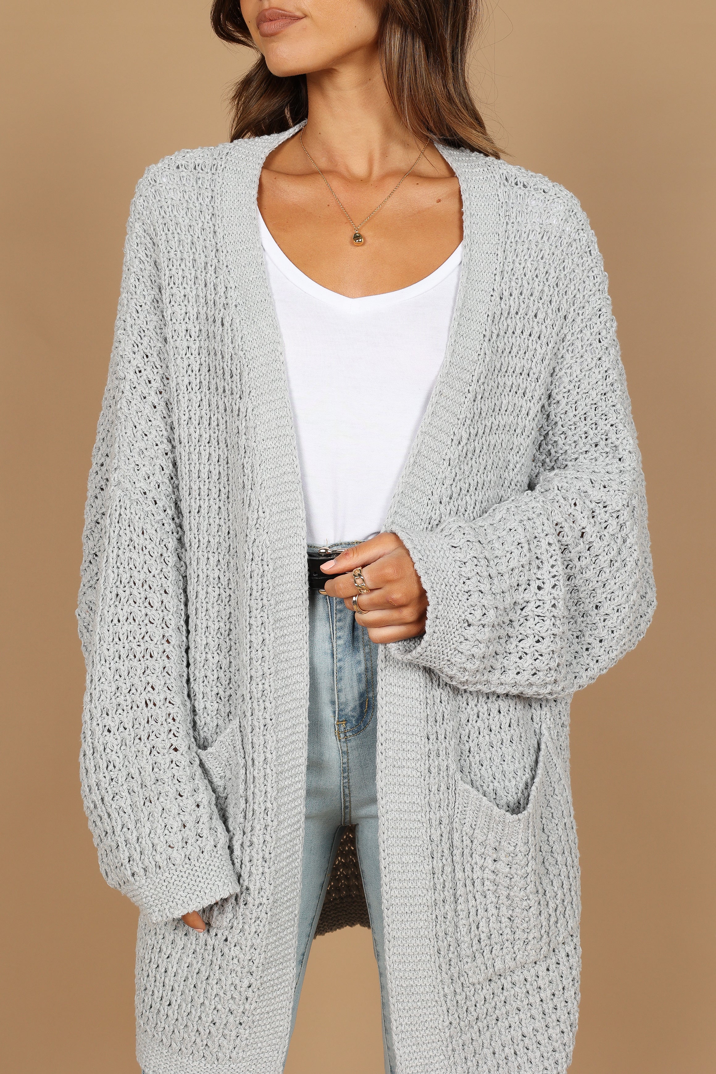 Leyonie Cardigan - Grey