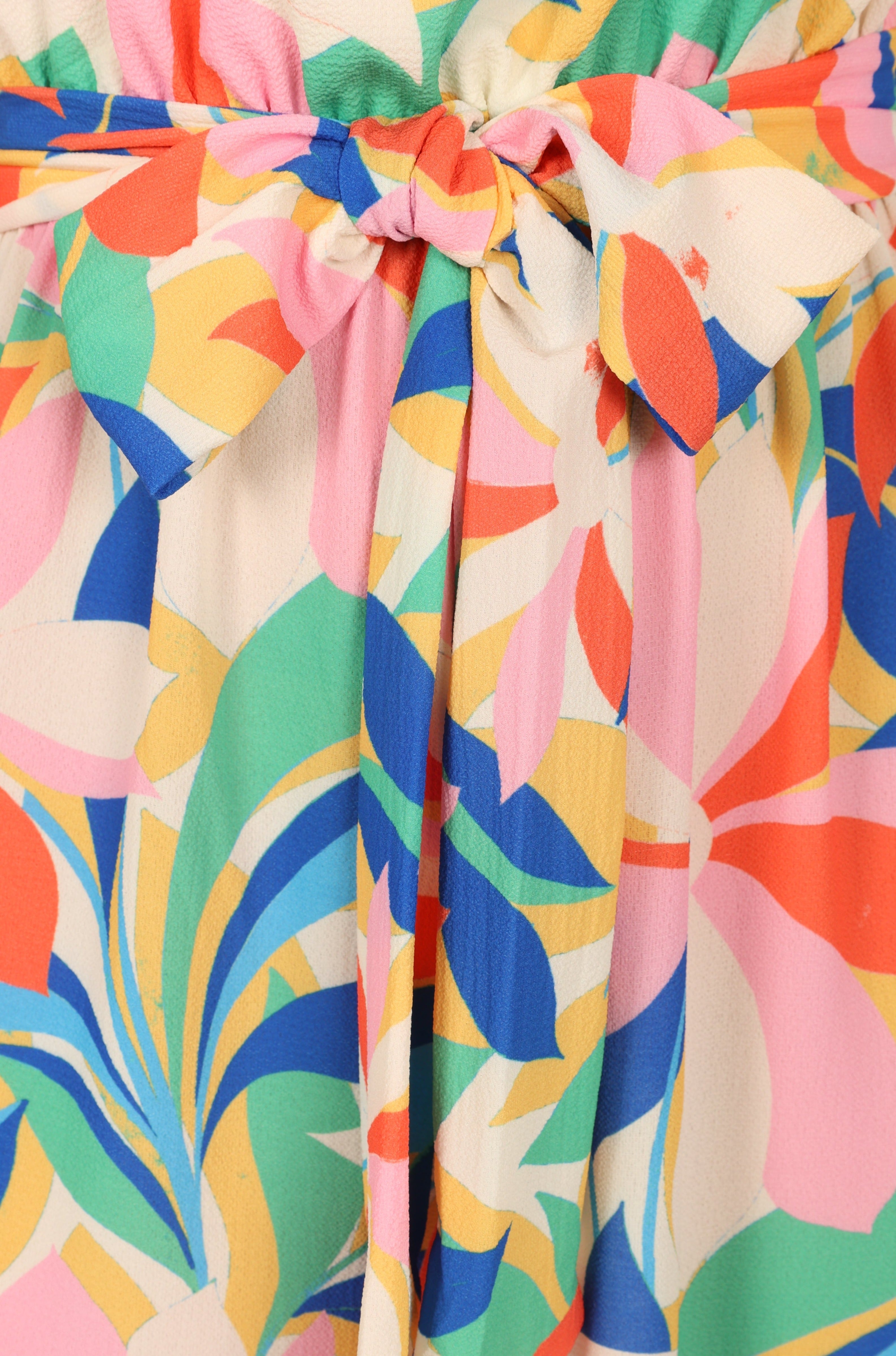 Belinda One Shoulder Jumpsuit - Floral