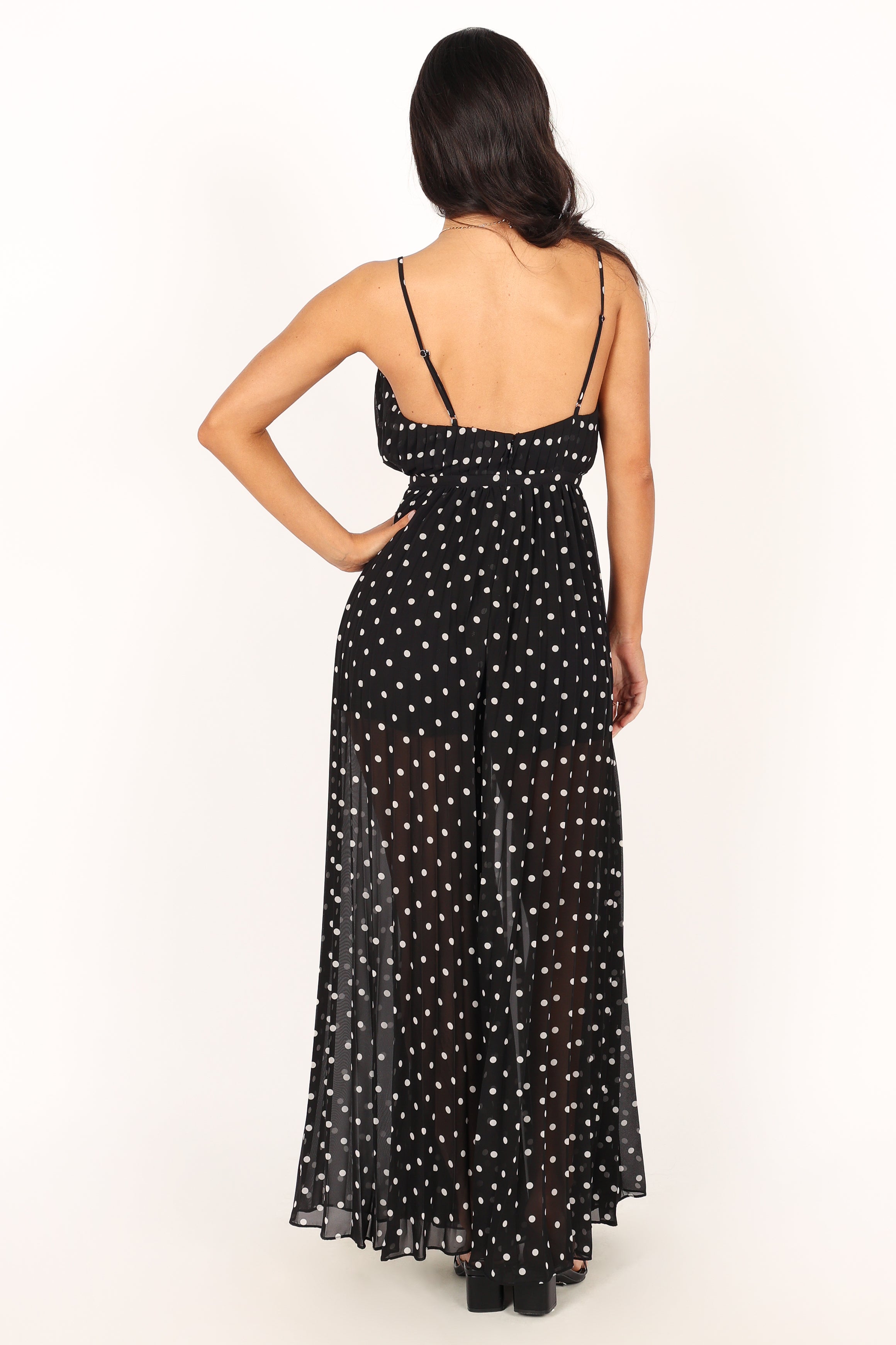 Hilary Wide Leg Jumpsuit - Black