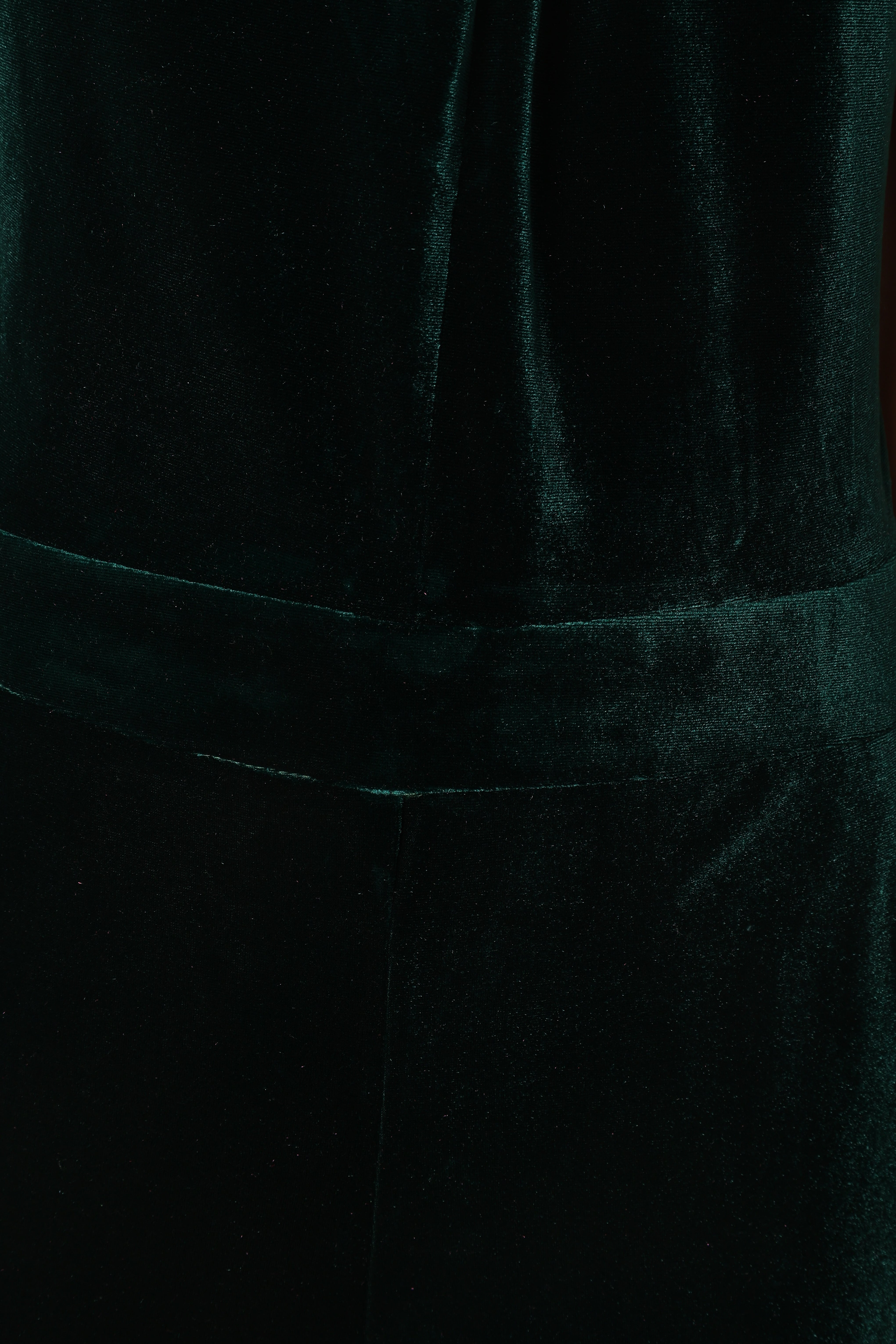 Liberty Velvet Jumpsuit - Hunter Green