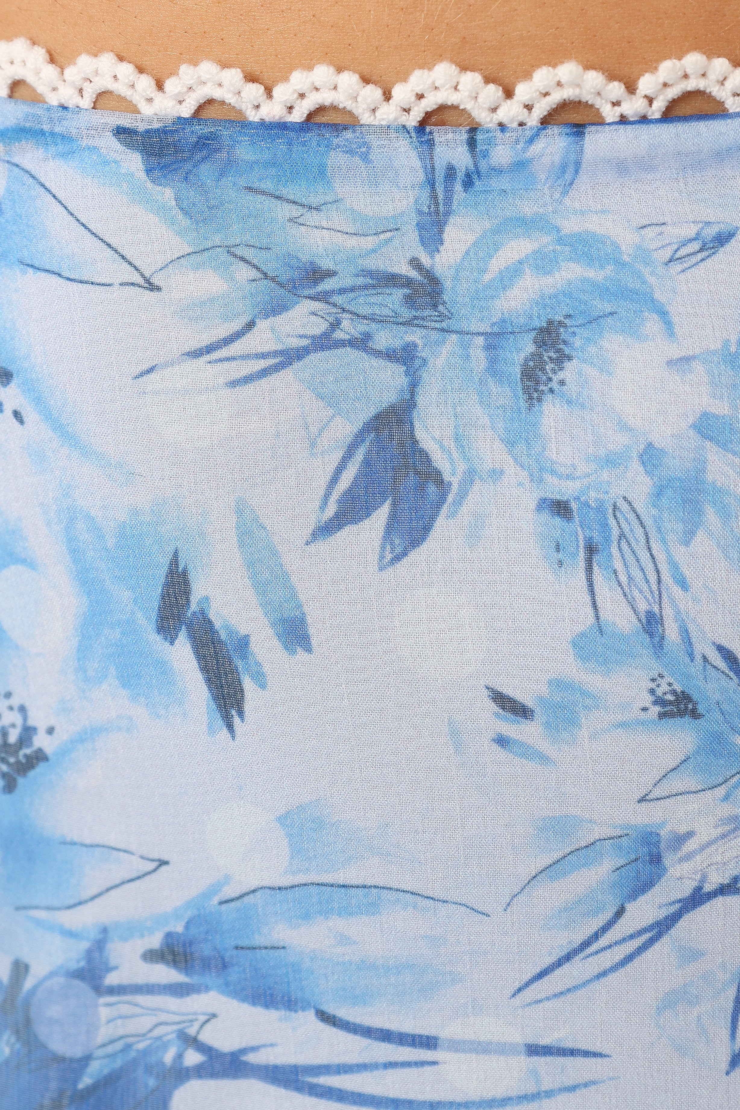 Elle Two Piece Set - Blue Floral