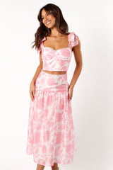 Elle Two Piece Set - Pink Floral