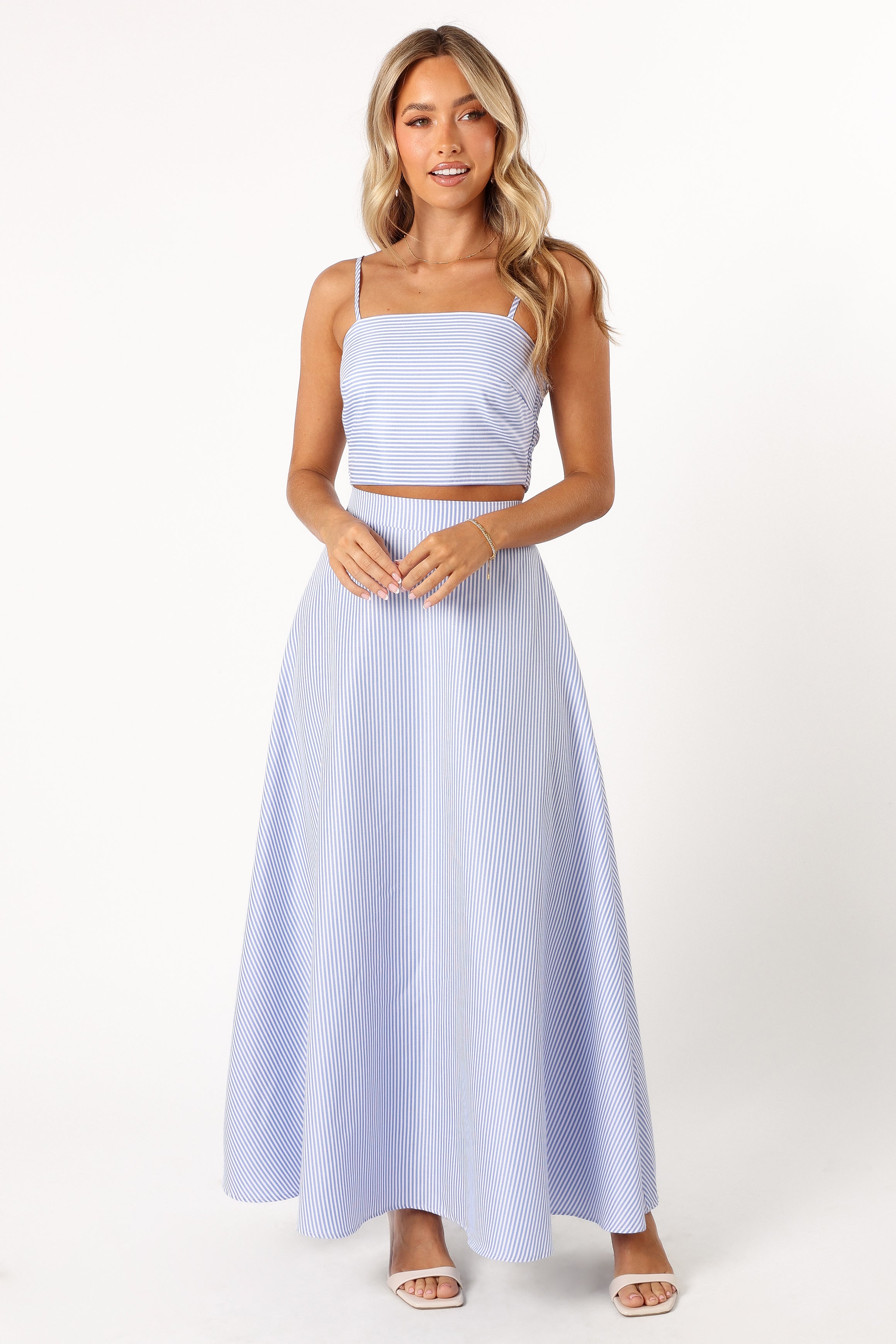 Lala Two Piece Set - Blue Stripe