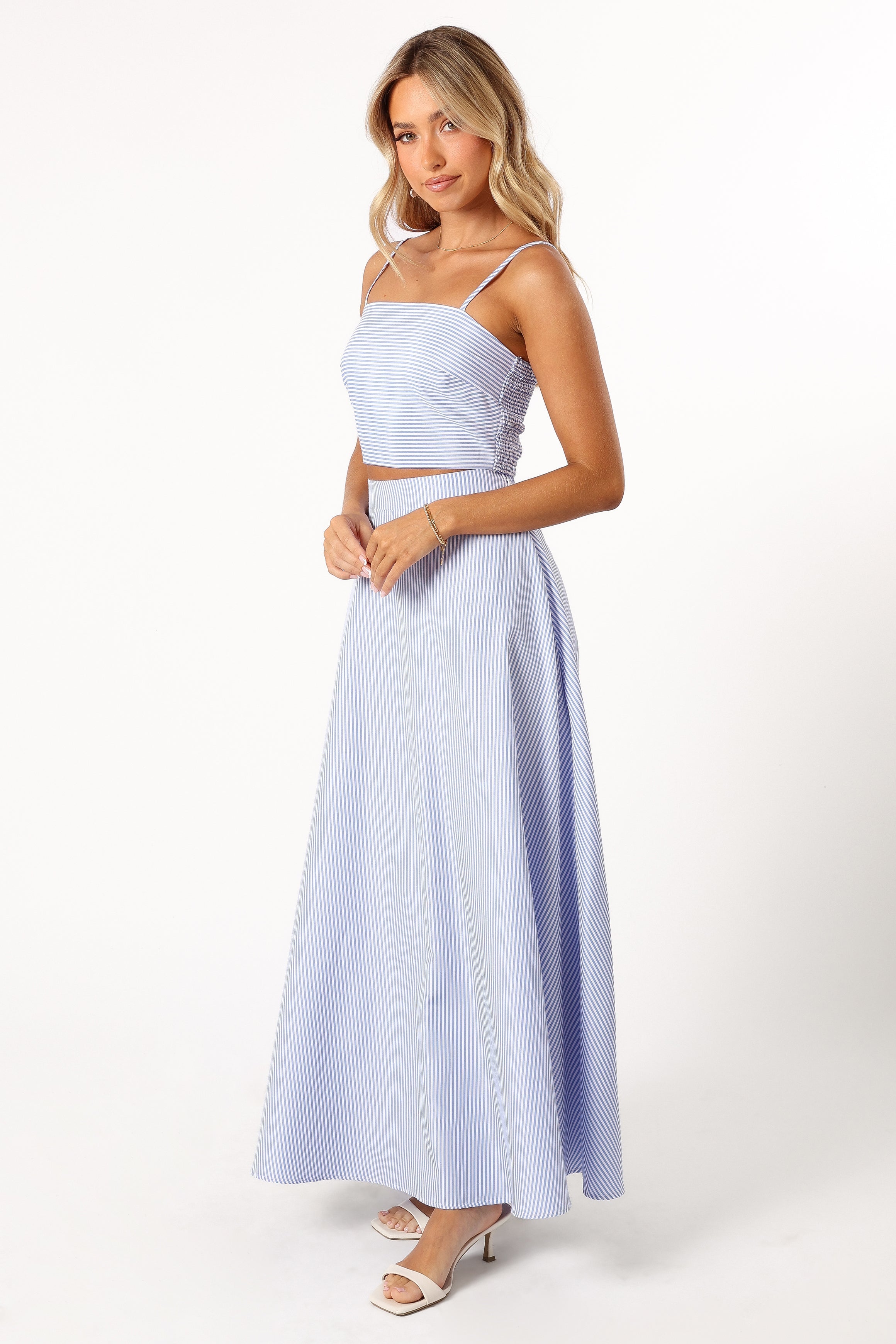 Lala Two Piece Set - Blue Stripe