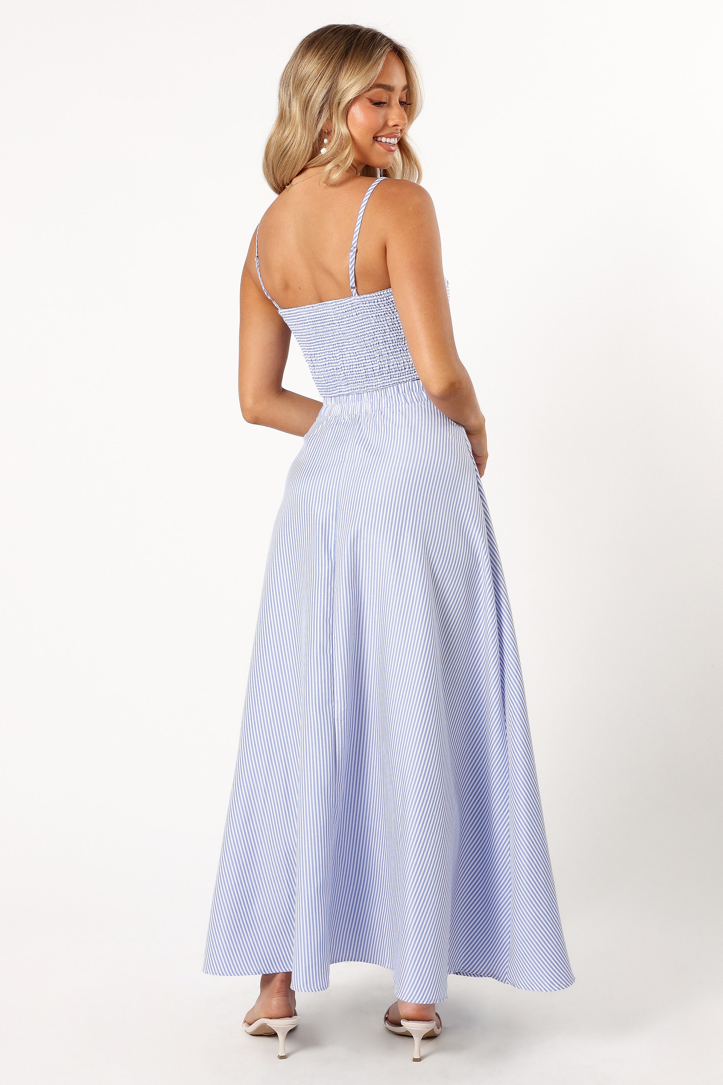 Lala Two Piece Set - Blue Stripe