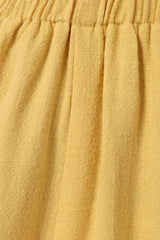 Sally Top & Short Set - Butter Yellow